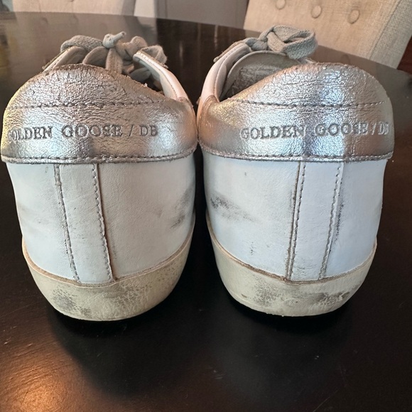 Golden Goose Superstar White and Gold Glitter - Picture 2 of 12